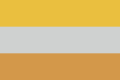 A graphic featuring a color palette with yellow, gray, and orange stripes.