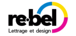 Logo de Re-bel Lettrage et design